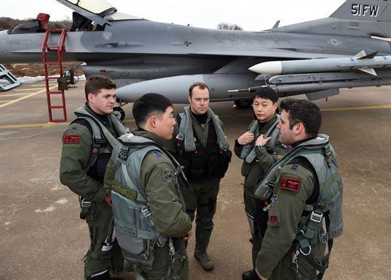 Republic of Korea Air Force Buddy Wing showcases ROKUS Alliance soars through ROK skies gt Osan