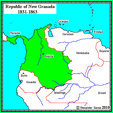 Republic of New Granada WHKMLA History of the Republic of New Granada