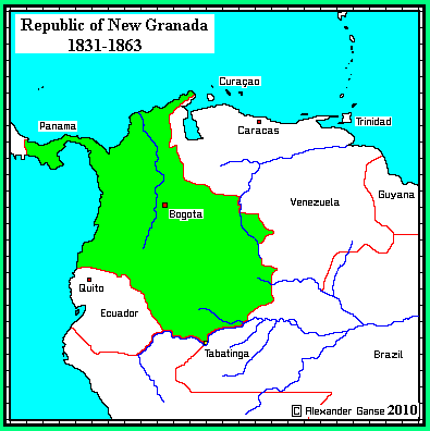 Нова республика. Вице-королевство новая Гранада. Новая Гранада. Новая Гранада на карте. Новая Гаранда на карте.