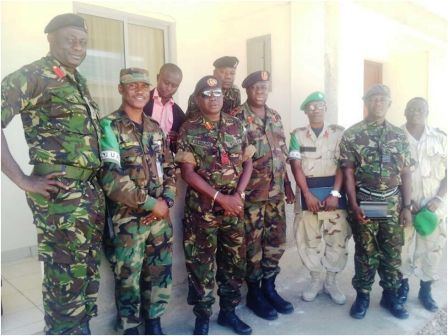 Republic of Sierra Leone Armed Forces Sierra Leone Military Chief projects image of the force in Somalia