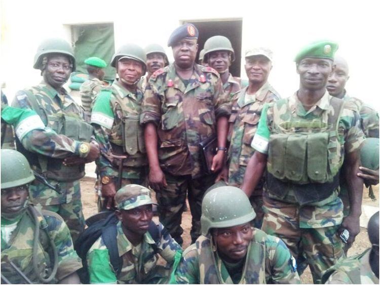 Republic of Sierra Leone Armed Forces Sierra Leone Military Chief projects image of the force in Somalia