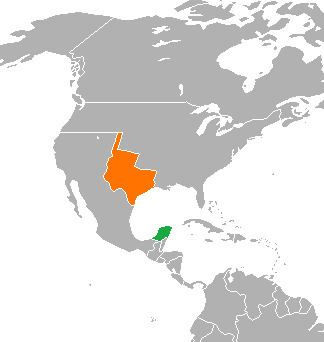 Republic of Texas–Yucatán relations