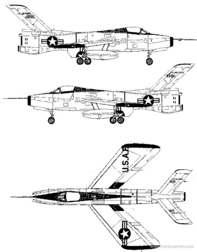 Republic XF-91 Thunderceptor TheBlueprintscom Blueprints gt Modern airplanes gt Republic