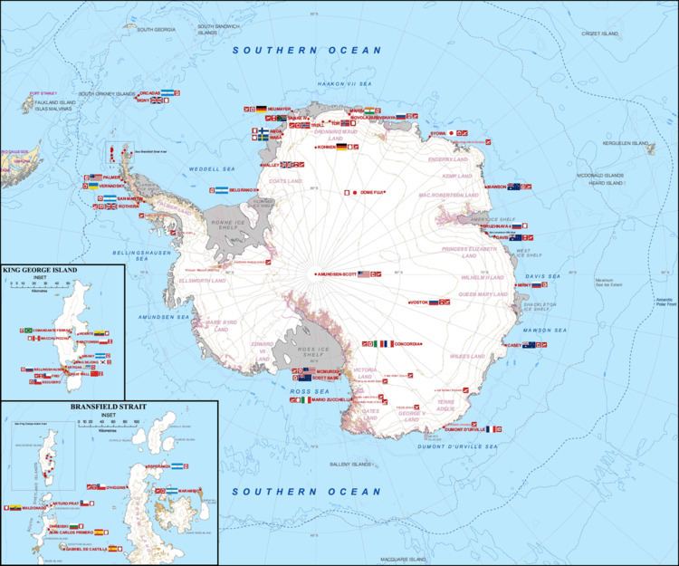 Research stations in Antarctica