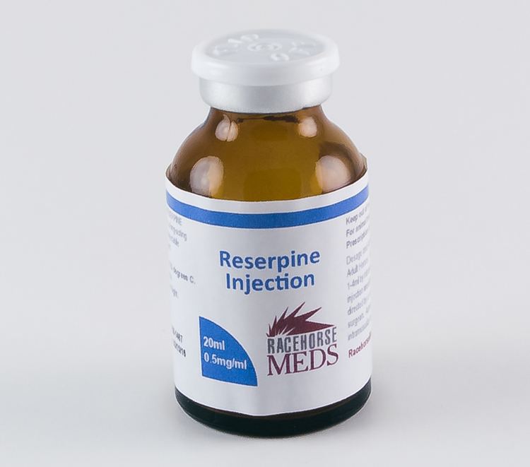 Reserpine Reserpine Injection 05mgml 20ml Rakelin Racehorse Meds