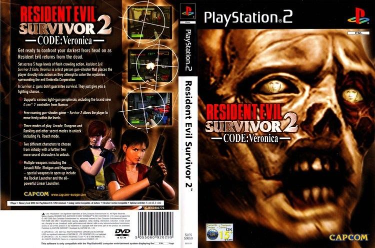 Resident Evil Survivor 2 Code: Veronica nakianrimmerskPS2ResidentEvilSurvivor2fron