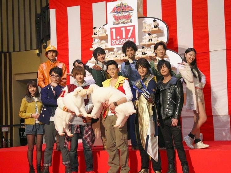 Ressha Sentai ToQger vs. Kyoryuger: The Movie Images Gallery ToQger vs Kyoryuger Press Confrence Tendou Rider