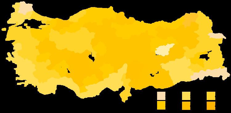 Results breakdown of the Turkish general election, 2011
