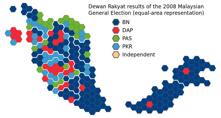 Results of the Malaysian general election, 2008 by parliamentary constituency