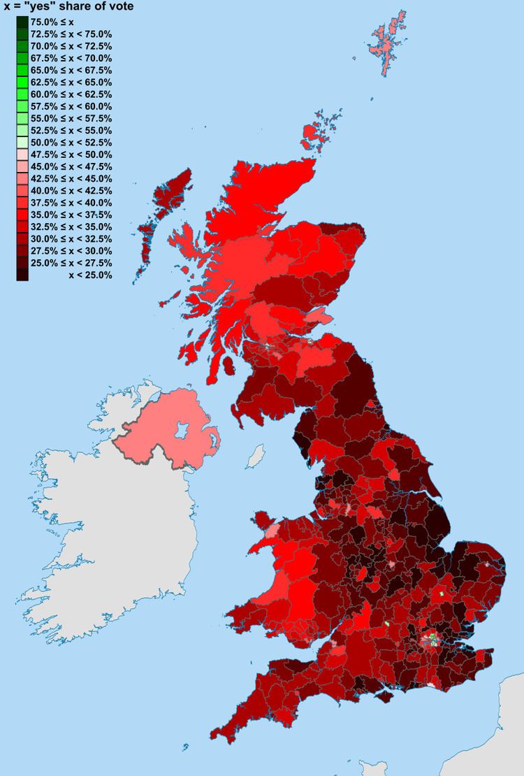 Results of the United Kingdom Alternative Vote referendum, 2011