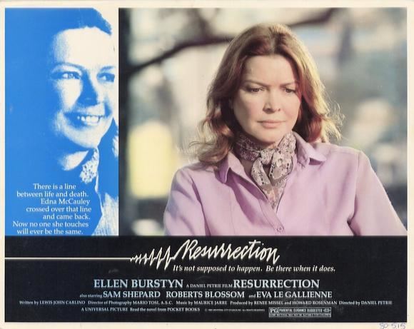 Resurrection (1980 film) NDE Ellen Burstyn In Resurrection A Fabulous 1980 Movie NHNE