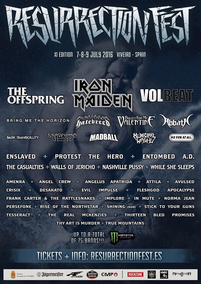 Resurrection Fest PERSEFONE CONFIRMED AT RESURRECTION FEST 2016 The Official
