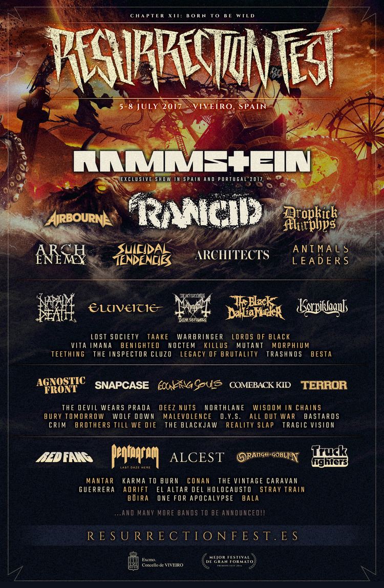 Resurrection Fest Rammstein and Rancid headliners of Resurrection Fest 2017