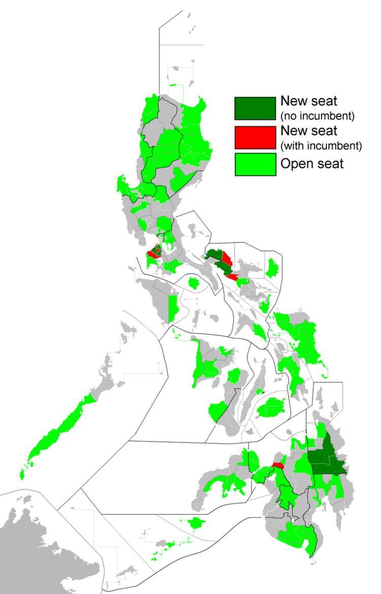 Retiring and term-limited incumbents in the Philippine House of Representatives elections, 2010