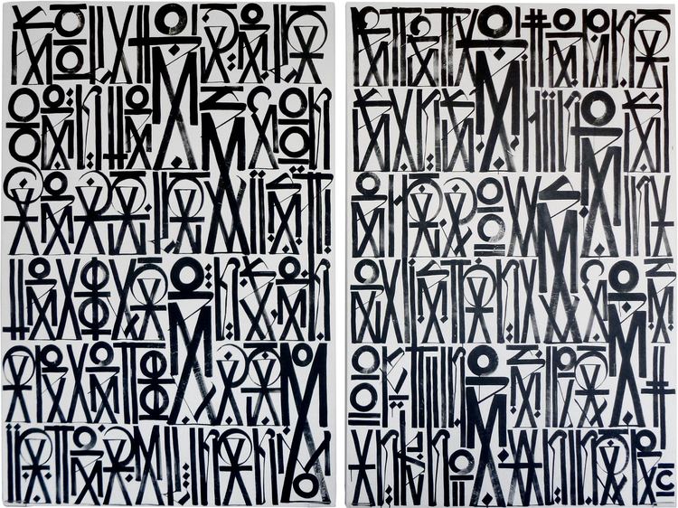 Retna Paddle8 Eternal Sunshine diptych RETNA