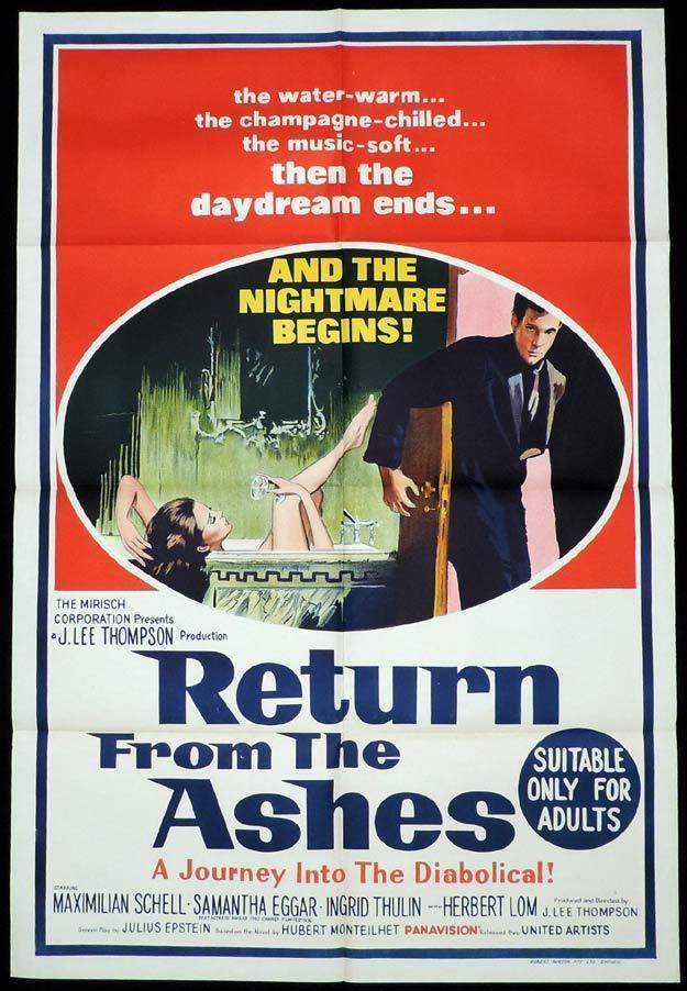 Return from the Ashes RETURN FROM THE ASHES One sheet Movie poster Maximilian Schell