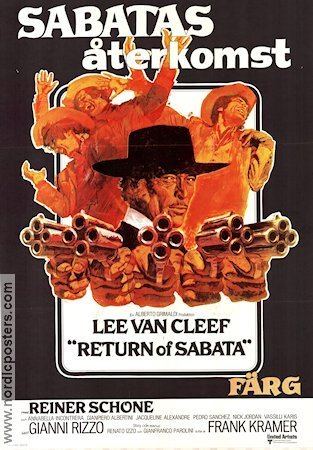 Return of Sabata Return of Sabata poster 1972 Lee Van Cleef original
