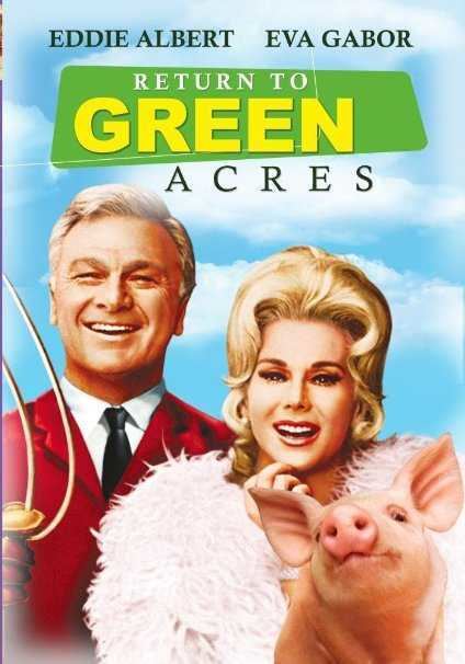 Eddie Albert and Eva Gabor in Return to Green Acres (1990)
