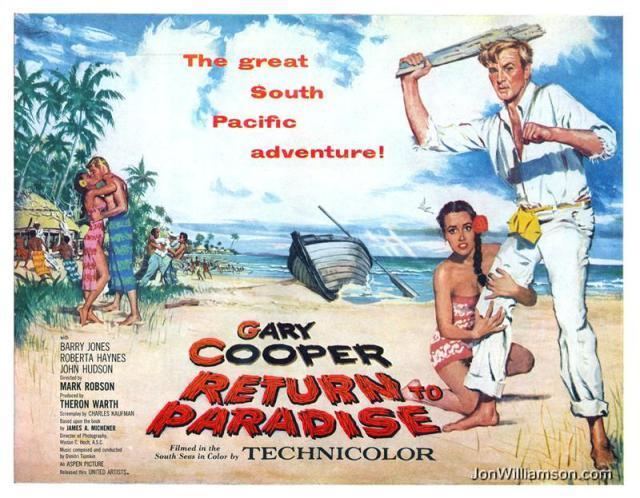 Return to Paradise (1953 film) International Woman Moira MacDonald with Gary Cooper Pacific
