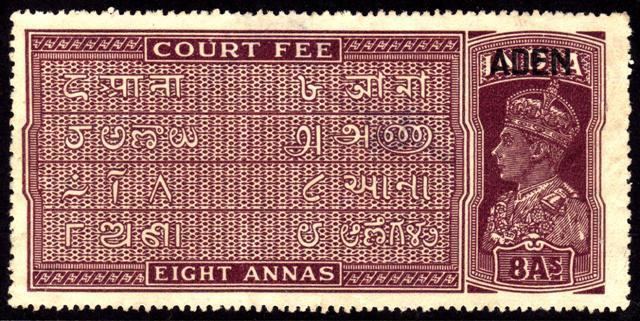 Revenue stamps of Aden
