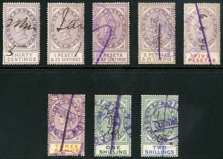 Revenue stamps of Gibraltar