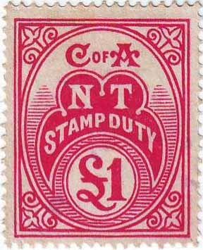 Revenue stamps of the Northern Territory
