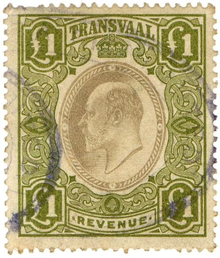 Revenue stamps of Transvaal