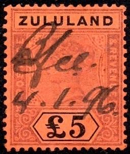 Revenue stamps of Zululand