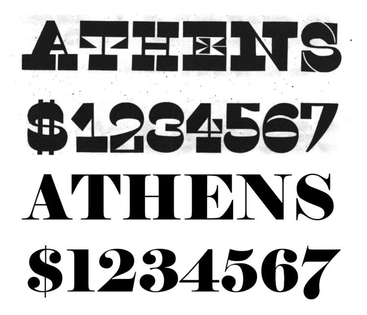 Reverse-contrast typefaces