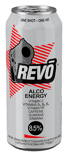 Revo (drink) REVO ALCO ENERGY