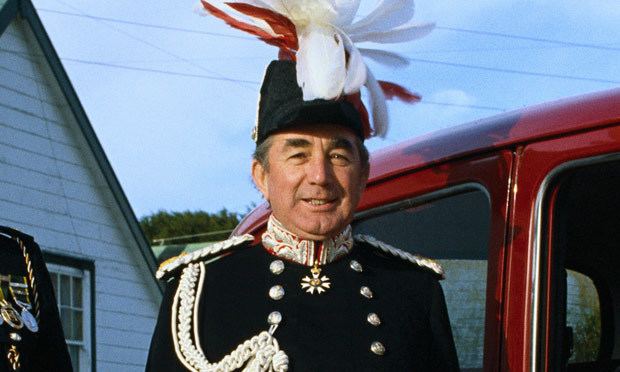 Rex Hunt (governor) Tributes to 39hero39 former Falkland Islands governor Sir