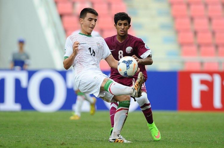 Reza Shekari IR Iran vs Qatar AFC U16 Championship 2014 YouTube