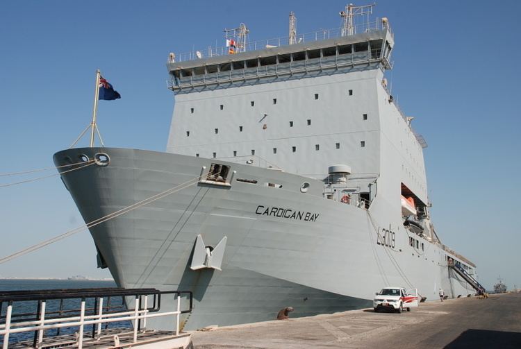 RFA Cardigan Bay (L3009) RFA CARDIGAN BAY L3009 IMO 9240782 ShipSpottingcom Ship