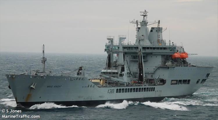 RFA Wave Knight (A389) Vessel details for WAVE KNIGHT Replenishment Vessel IMO 9168594