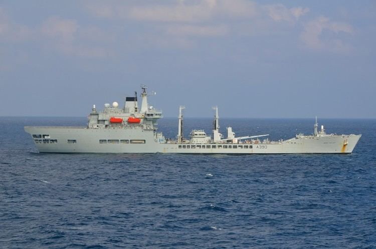 RFA Wave Ruler (A390) RFA WAVE RULER A390 IMO 9168609 Callsign GCVR ShipSpottingcom