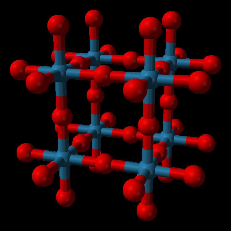 Rhenium trioxide FileRheniumtrioxideunitcell3DballsDpng Wikimedia Commons
