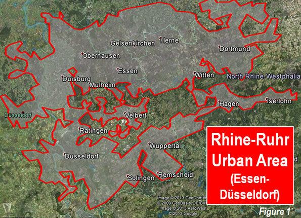 Rhine-Ruhr The Evolving Urban Form The RhineRuhr EssenDsseldorf