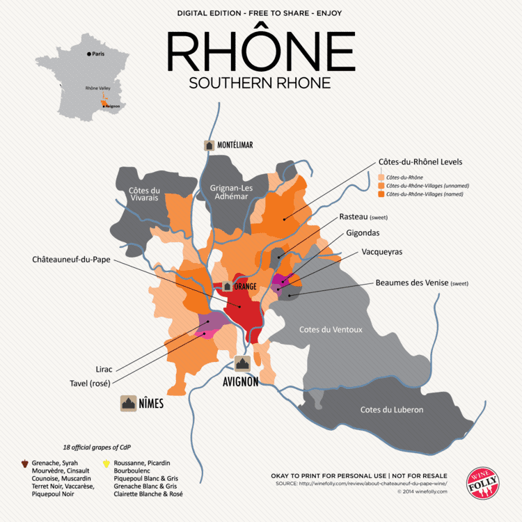 Rhône wine Seek Out Chateauneuf du Pape Wine Wine Folly