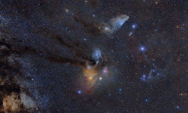 Rho Ophiuchi cloud complex Astronomers Do It In The Dark 25 degrees of the Rho Ophiuchi Cloud