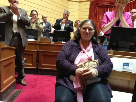 Rhoda Perry SameSex Marriage Vote at State House Former Senator Rhoda Perry