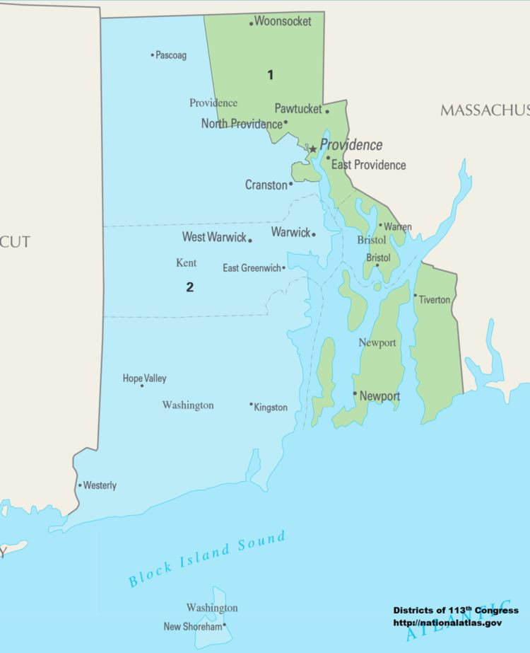 Rhode Island's congressional districts