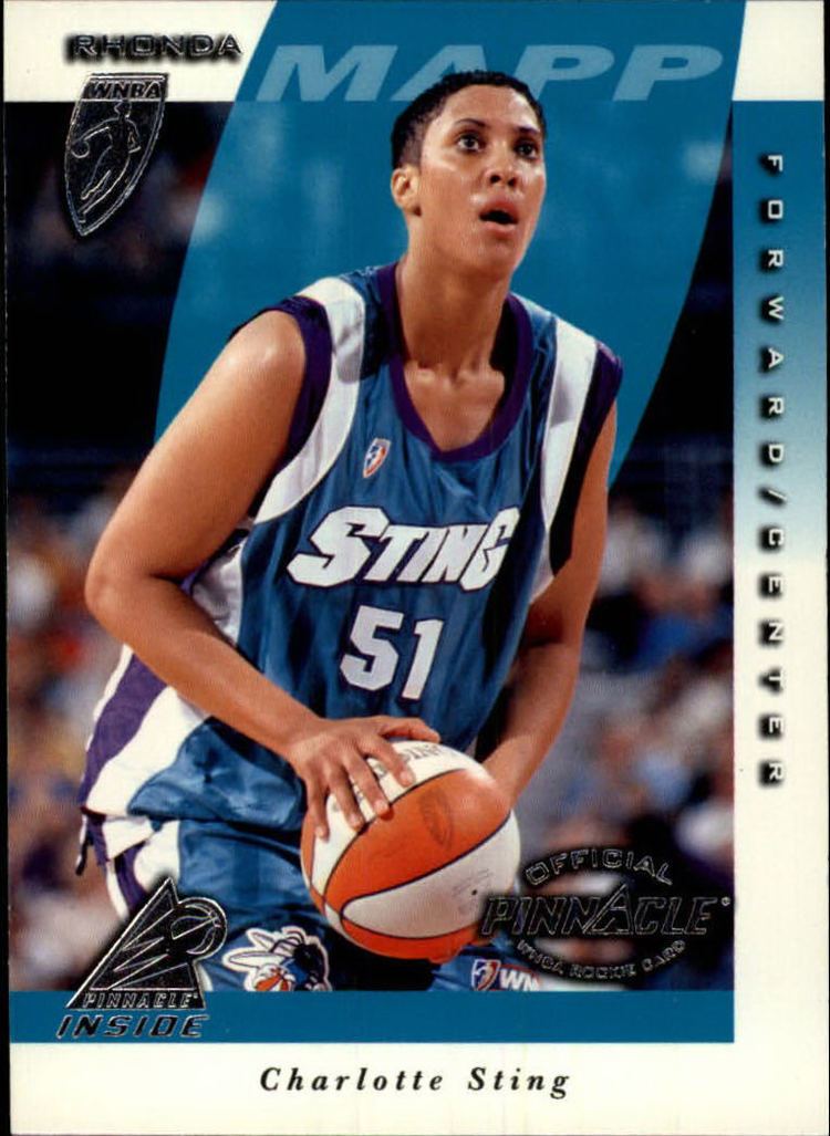 Rhonda Mapp 1997 Pinnacle Inside WNBA 11 Rhonda Mapp RC NMMT