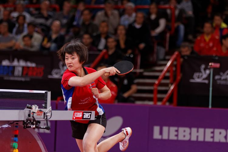 Ri Myong-sun FileMondial Ping Womens Singles Quarterfinal Ding NingRi