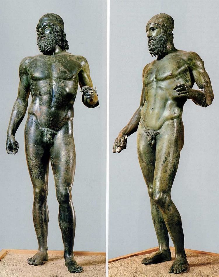 Riace bronzes One of the two Riace Bronzes discovered by an amateur scuba diver is
