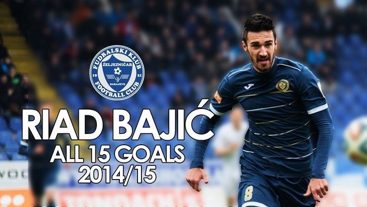 Riad Bajić RIAD BAJI All 15 Goals for eljezniar 201415 YouTube