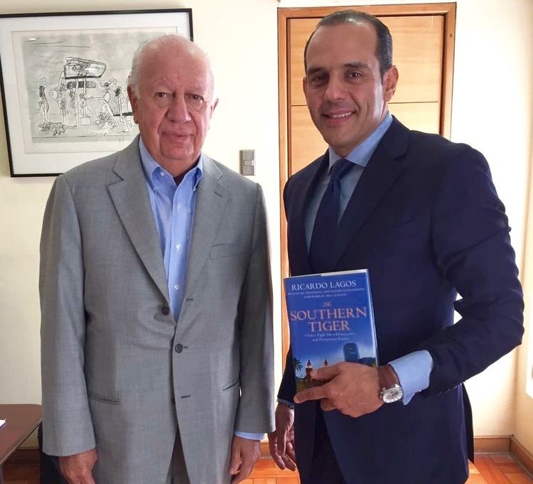 Ricardo Lagos Juan Verde met with Ricardo Lagos former President of Chile