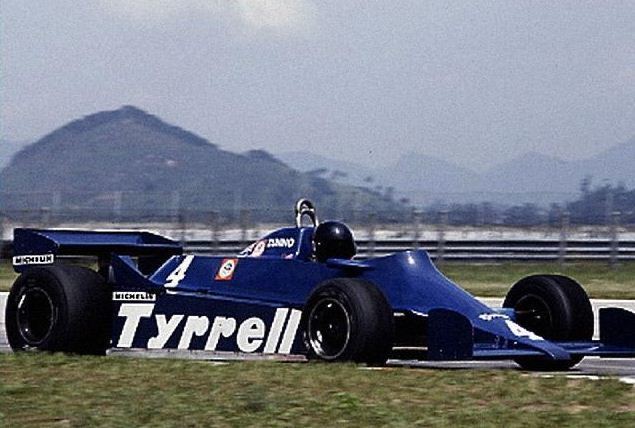 Ricardo Zunino 1981 GP Brazylii Ricardo Zunino Tyrrell 010 Ford 1981 Formua