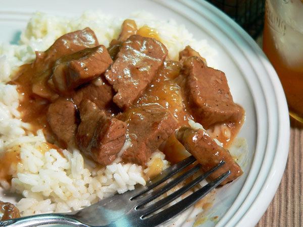 Rice and gravy Beef Tips with Rice and Gravy Recipe Taste of Southern