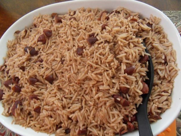 Rice and peas Jamaican Rice And Peas Recipe