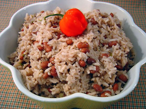 Rice and peas Jamaican Rice And Peas Recipe Foodcom